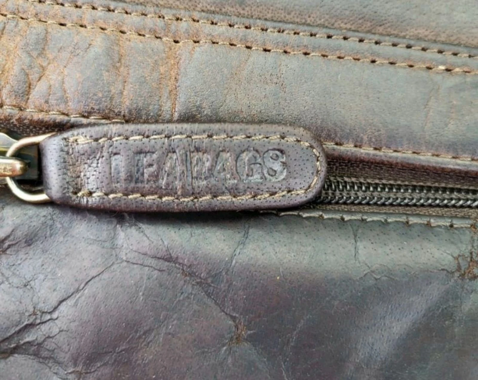 LEABAGS Leather Messenger Bag Vintage Retro Style 2000s – photo 14